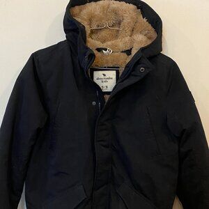 Kids Abercrombie and Fitch lined coat.  Like new.  Size 15/16